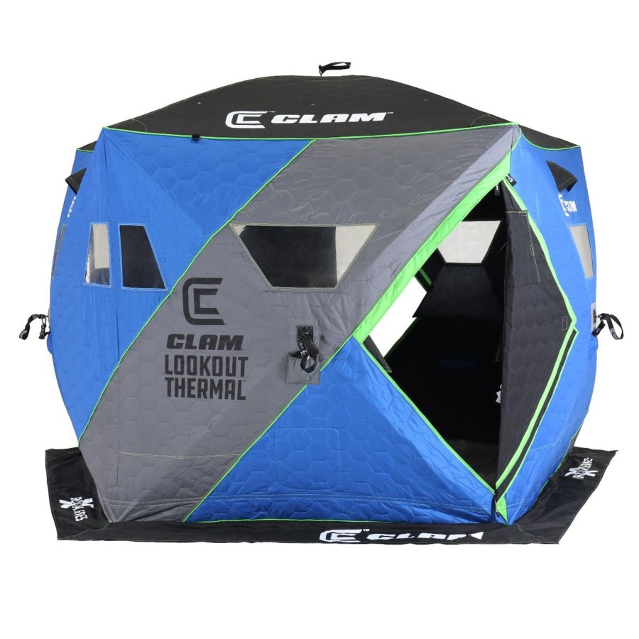 Ice Shelters Clam Outdoors | X-500 Thermal Lookout Hub Shelter (Previous Model)