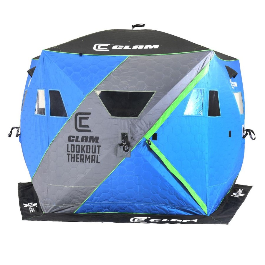 Ice Shelters Clam Outdoors | X-500 Thermal Lookout Hub Shelter (Previous Model)